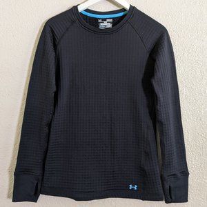 Under Armour Cold Gear Compression Fitted Top M Black NWOT